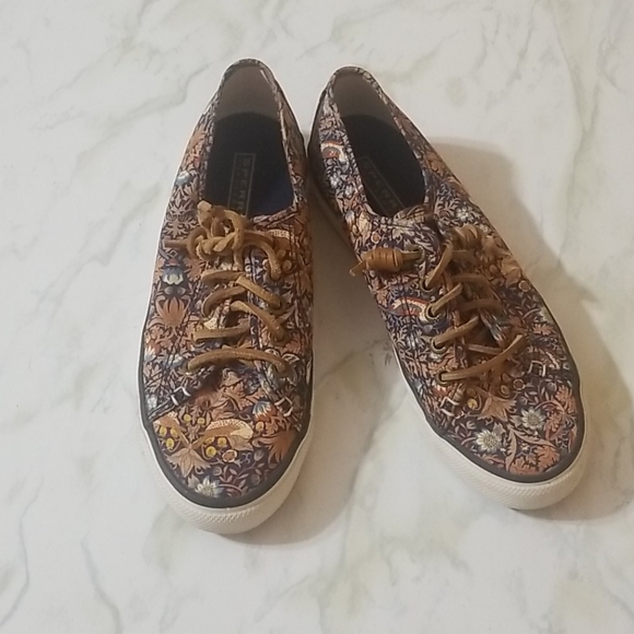 Sperry Top-Sider Seacoast Liberty Floral Print 6.5 - Picture 2 of 9